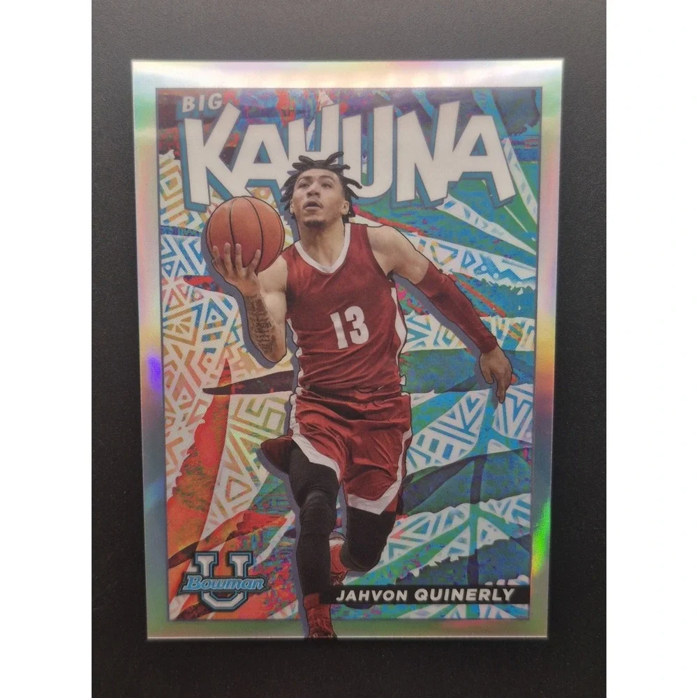 2021-22 Bowman U Jahvon Quinerly #BK-6 Big Kahuna Refractor SP Crimson Tide
